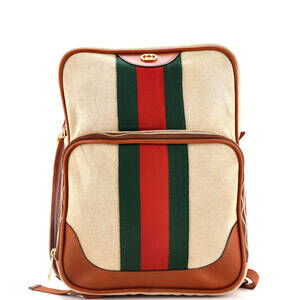 Gucci Front Pocket Backpack Vintage Web #185288G10B